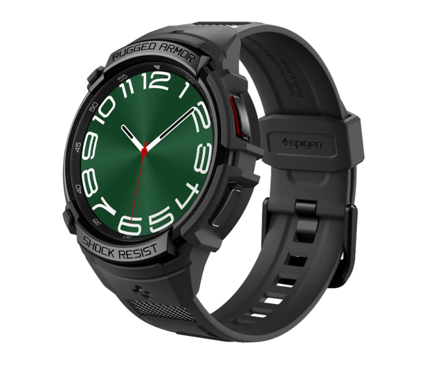 SPIGEN Rugged Armor ”Pro” Galaxy Watch 6 Classic (47 Mm) Black 8809896748018 - 1346654 - zdjęcie